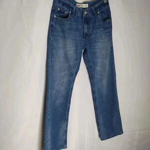 Levis 505 Jeans 14Reg Blue Medium Wash Straight Leg 27x27